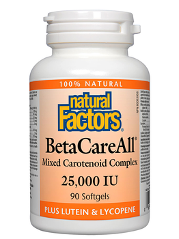 Natural Factors Natural Factors BetaCareAll 25,000 IU 90 softgels