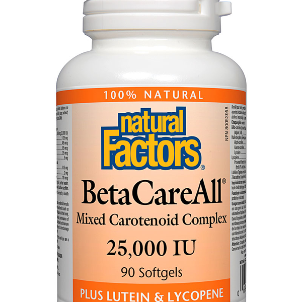 Natural Factors Natural Factors BetaCareAll 25,000 IU 90 softgels