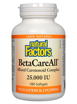 Natural Factors Natural Factors BetaCareAll 25,000 IU 180 softgels