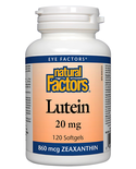 Natural Factors Natural Factors Lutein 20mg 120 softgels