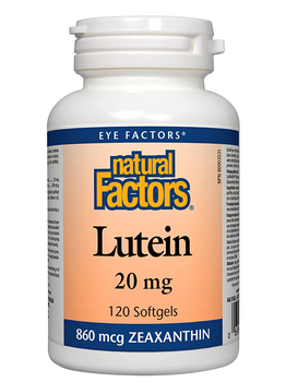 Natural Factors Natural Factors Lutein 20mg 120 softgels