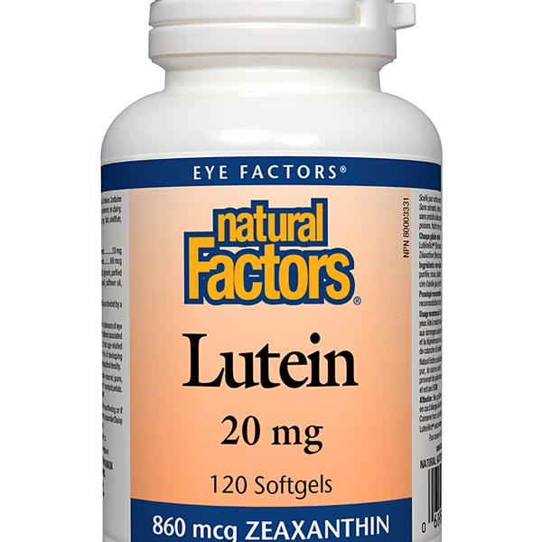 Natural Factors Natural Factors Lutein 20mg 120 softgels