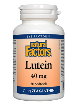Natural Factors Natural Factors Lutein 40mg 30 softgels