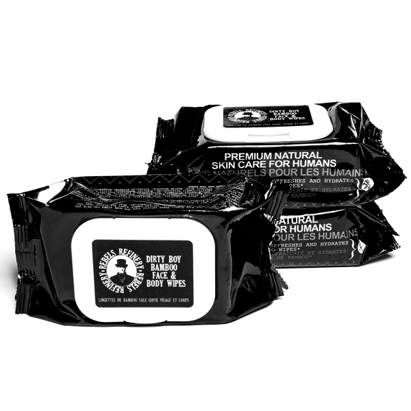 Rebels Refinery Rebels Refinery Dirty Boy Bamboo Wipes 25ct