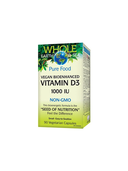 Whole Earth & Sea Whole Earth & Sea Vegan Vitamin D3 90 vcaps