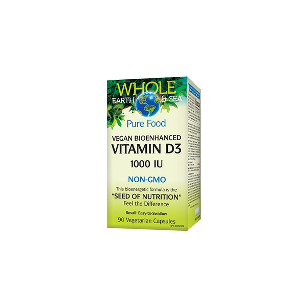 Whole Earth & Sea Whole Earth & Sea Vegan Vitamin D3 90 vcaps
