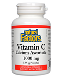 Natural Factors Natural Factors Calcium Ascorbate Powder 1000mg 125g