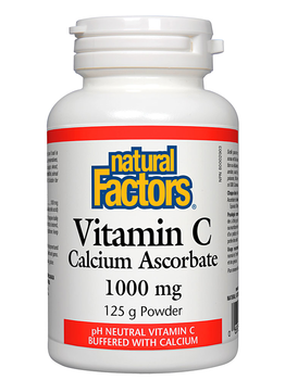 Natural Factors Natural Factors Calcium Ascorbate Powder 1000mg 125g