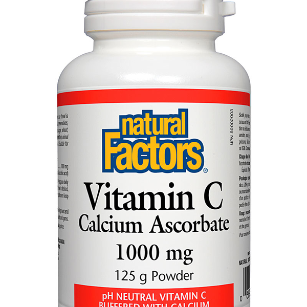 Natural Factors Natural Factors Calcium Ascorbate Powder 1000mg 125g