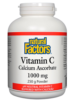 Natural Factors Natural Factors Calcium Ascorbate Powder 1000mg 250 g