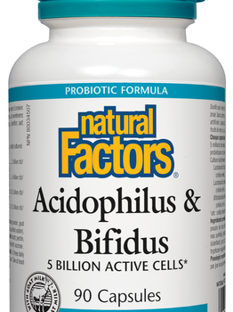 Natural Factors Natural Factors Acidophilus & Bifidus 90 caps