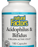 Natural Factors Natural Factors Acidophilus & Bifidus 180 caps