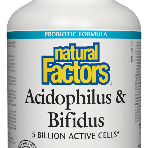Natural Factors Natural Factors Acidophilus & Bifidus 180 caps