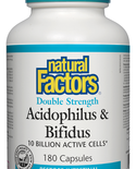 Natural Factors Natural Factors Double Strength Acidophilus Bifidus 180 caps