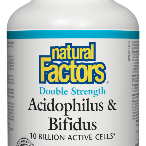 Natural Factors Natural Factors Double Strength Acidophilus Bifidus 180 caps