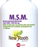 New Roots New Roots M.S.M. 850mg 180 caps