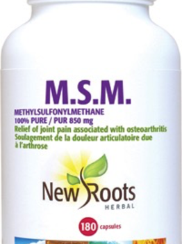 New Roots New Roots M.S.M. 850mg 180 caps