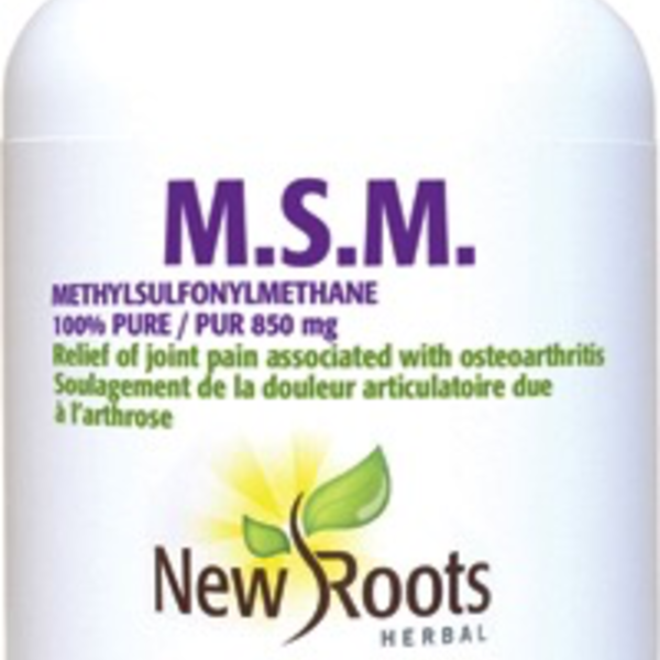 New Roots New Roots M.S.M. 850mg 180 caps