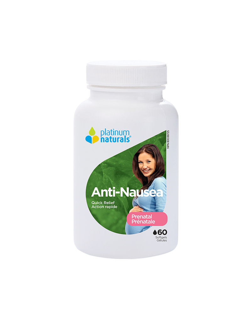 Platinum Naturals Platinum Prenatal AntiNausea 60 softgels Vitamin