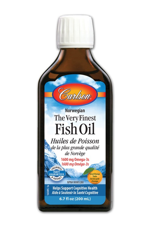Carlson Carlson Fish Oil 200 ml Orange - Vitamin King - Sports ...