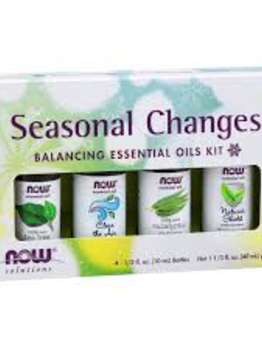 Now Foods NOW Essential Oil Kit - Seasonal Changes 4 X 10ml