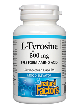 Natural Factors Natural Factors L-Tyrosine 500mg 60 vcaps