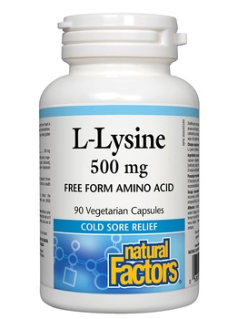 Natural Factors Natural Factors L-Lysine 500 mg 90 caps