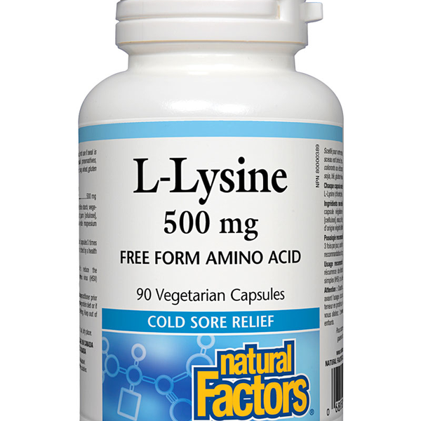 Natural Factors Natural Factors L-Lysine 500 mg 90 caps
