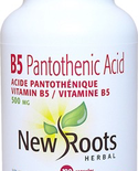 New Roots New Roots Vitamin B5 Pantothenate 500mg 100 caps
