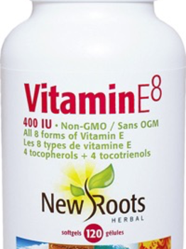 New Roots New Roots Vitamin E8 400 IU 120 softgels