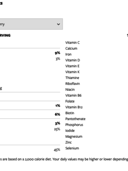 Vega VEGA ONE Nutritional Shake Berry 425g