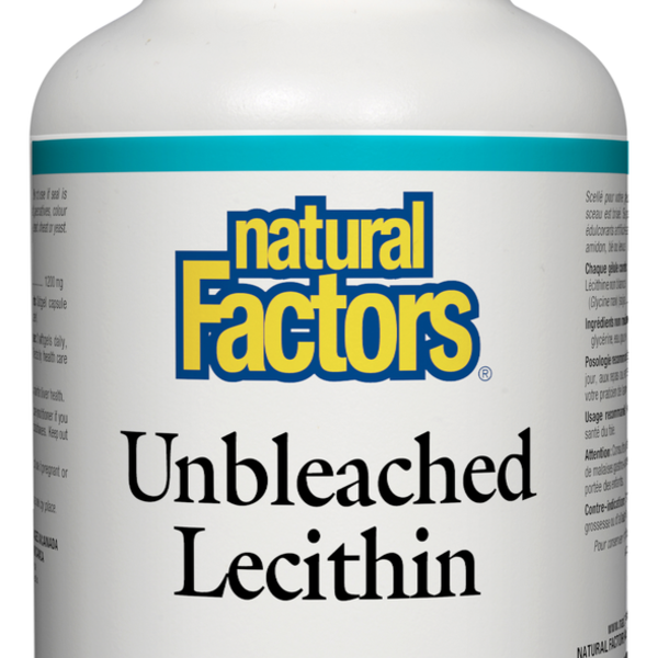 Natural Factors Natural Factors Unbleached Lecithin 1200 mg 180 softgels