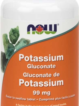 Now Foods NOW Potassium Gluconate 99mg 100 tabs