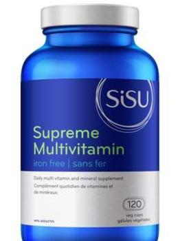 SISU SISU Supreme Multi Vitamin Iron Free 120 vcaps
