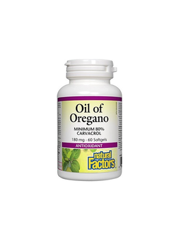 Natural Factors Natural Factors Oil of Oregano 180mg 60 softgels