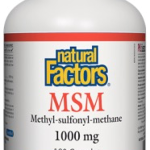 Natural Factors Natural Factors MSM 1000mg 180 caps