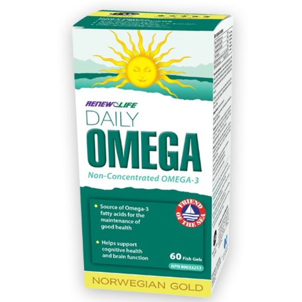 Renew Life Renew Life NG Daily Omega 60 softgels