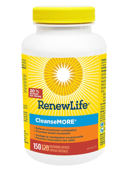 Renew Life Renew Life CleanseMORE 150 caps Bonus