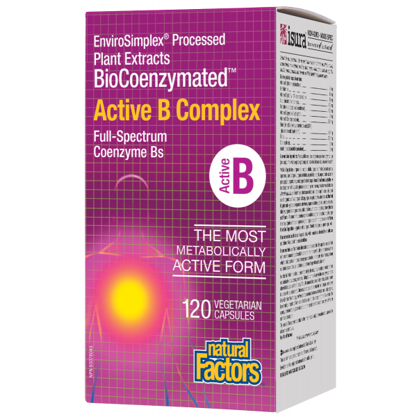 Natural Factors Natural Factors BioCoenzymated Active B Complex 120 caps