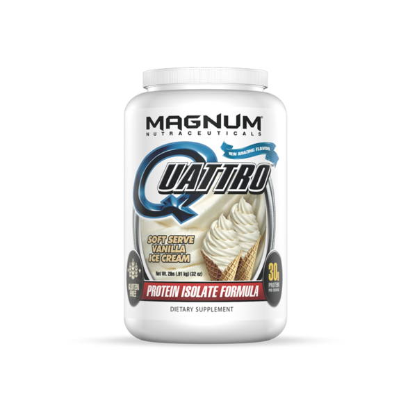 Magnum Nutraceuticals Magnum Quattro Vanilla Ice Cream 2lb