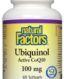 Natural Factors Natural Factors Ubiquinol  Active CoQ10 100mg 60 softgels