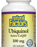 Natural Factors Natural Factors Ubiquinol QH Active CoQ10 100mg 60 softgels