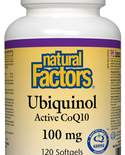 Natural Factors Natural Factors Ubiquinol Active CoQ10 100mg 120 softgels