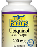 Natural Factors Natural Factors Ubiquinol Active CoQ10 200mg 60 softgels
