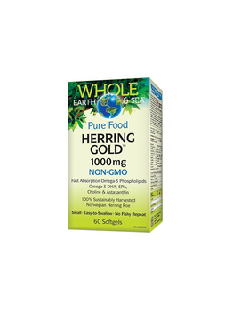 Whole Earth & Sea Whole Earth & Sea Herring Gold 1000mg 60 softgels