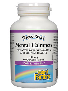 Natural Factors Natural Factors Stress-Relax Mental Calmness 100mg 60 chewables