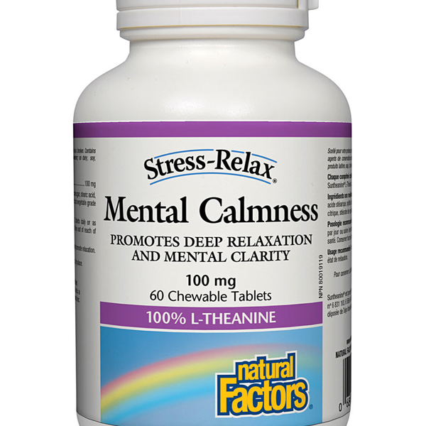 Natural Factors Natural Factors Stress-Relax Mental Calmness 100mg 60 chewables