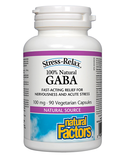 Natural Factors Natural Factors Stress-Relax 100% Natural GABA 100mg 90 caps
