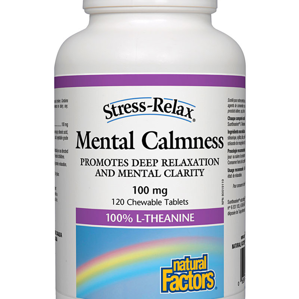 Natural Factors Natural Factors Stress-Relax Mental Calmness 100mg 120 chewables