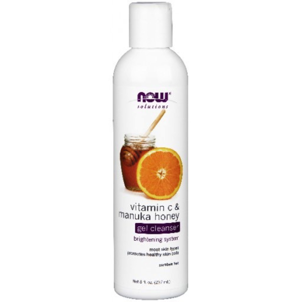 Now Foods NOW Vitamin C & Manuka Honey Gel Cleanser 237ml